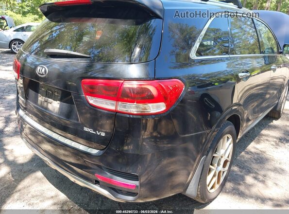 5XYPKDA54GG014076 2016 KIA SORENTO Черный Вид спереди