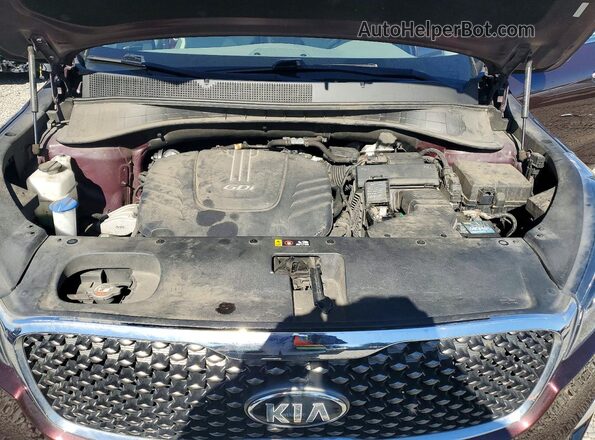 5XYPKDA54GG069708 2016 KIA SORENTO Burgundy 