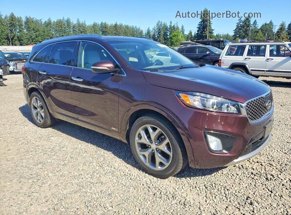 5XYPKDA54GG069708 2016 KIA SORENTO Burgundy 