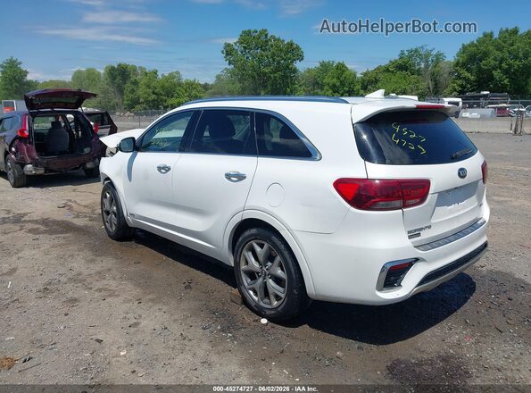 5XYPKDA56KG534515 2019 KIA SORENTO White Trasero izquierdo