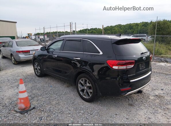5XYPKDA58HG239618 2017 KIA SORENTO Black Rear left