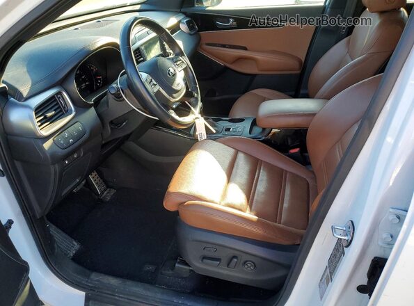 5XYPKDA58KG540400 2019 KIA SORENTO White 
