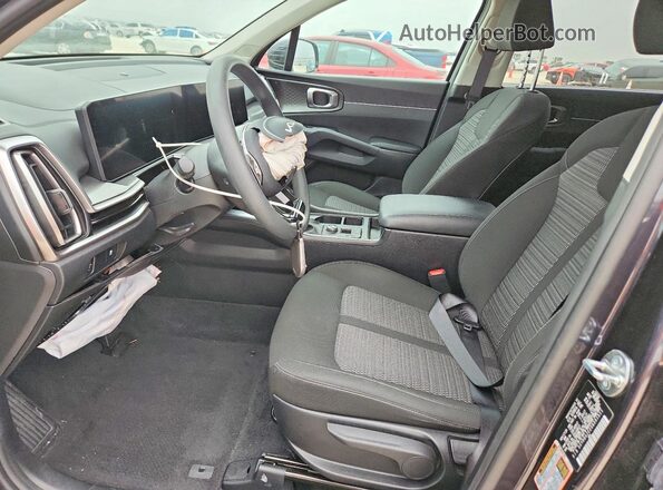 5XYRG4JC2SG351511 2025 KIA SORENTO Черный Вид салона спереди