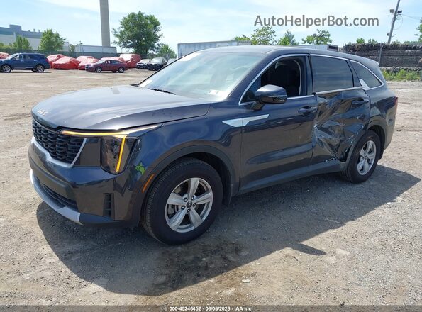 5XYRG4JC5SG382980 2025 KIA SORENTO Black Առջևի ձախ երեք քառորդ տեսարան