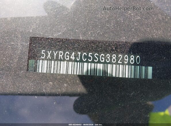 5XYRG4JC5SG382980 2025 KIA SORENTO Black Շարժիչի բաժամունքի տեսք