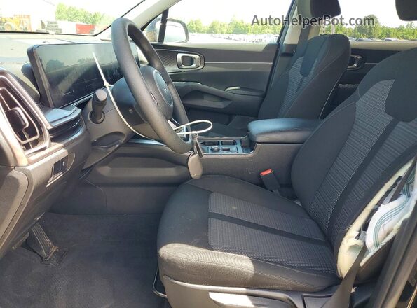 5XYRG4JCXRG292380 2024 KIA SORENTO Black წინა სალონის ხედი