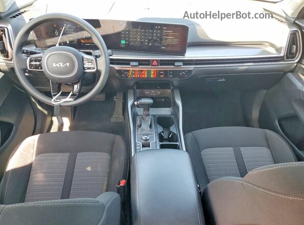 5XYRG4JCXRG292380 2024 KIA SORENTO Black წინა პანელის ხედი