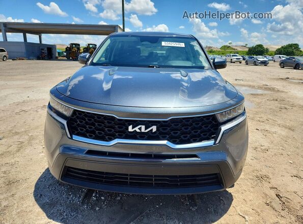 5XYRG4LC0NG110581 2022 KIA SORENTO Blue Դիմացի տեսք