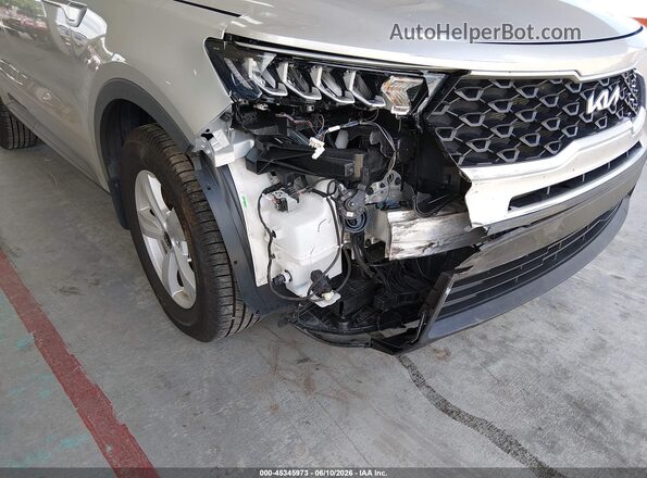 5XYRG4LC0NG110791 2022 KIA SORENTO Silver Դիմացի տեսք
