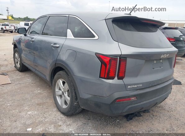5XYRG4LC3PG245394 2023 KIA SORENTO Gray Trasero izquierdo