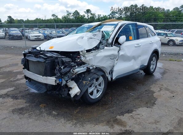 5XYRG4LC4NG158391 2022 KIA SORENTO White Առջևի ձախ երեք քառորդ տեսարան