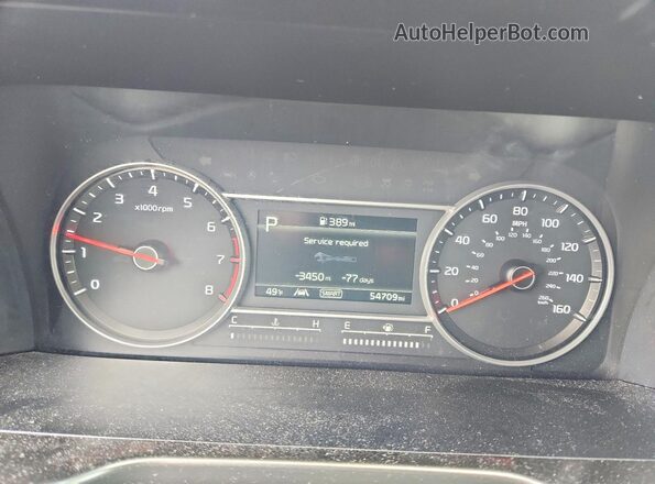5XYRG4LC4PG201372 2023 KIA SORENTO Черный Вид щитка приборов