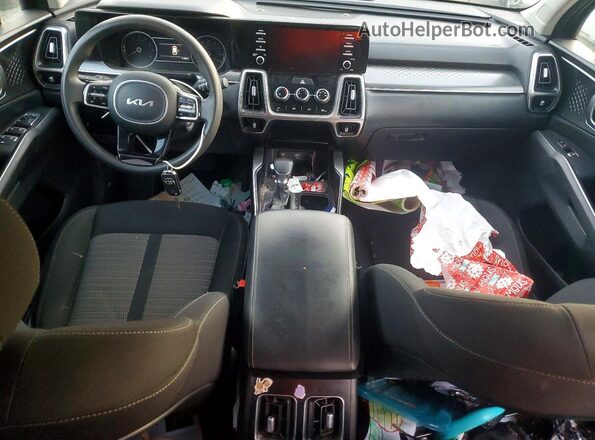 5XYRG4LC7NG074789 2022 KIA SORENTO Gray Dashboard view