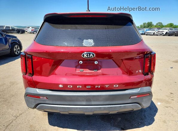 5XYRG4LC8MG002031 2021 KIA SORENTO Red 