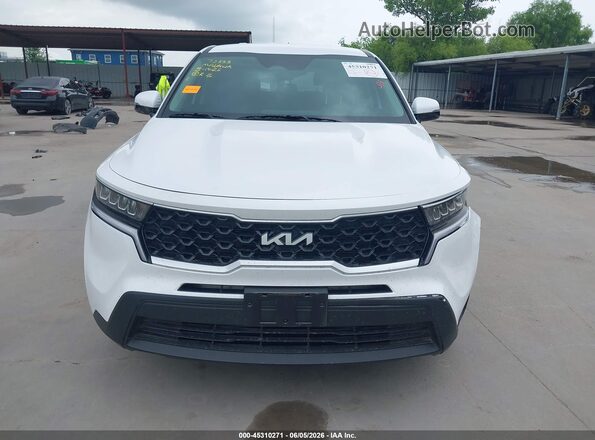 5XYRG4LC8PG248663 2023 KIA SORENTO White Widok zestawu wskaźników