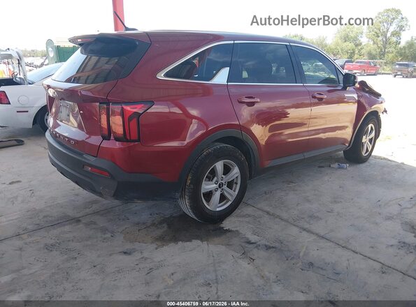 5XYRG4LC9NG109641 2022 KIA SORENTO Red Rear right