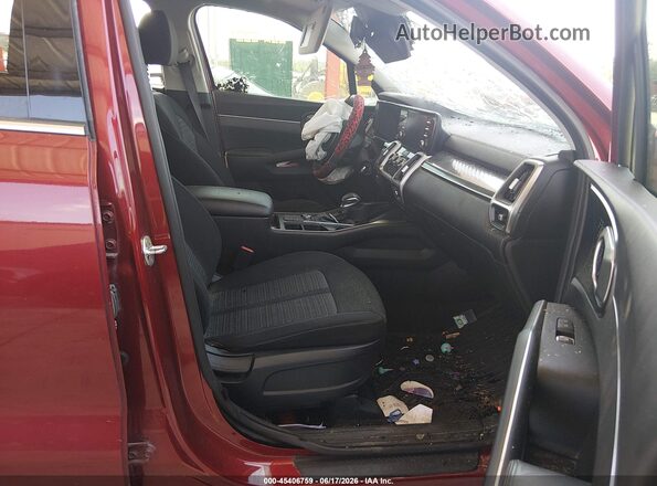 5XYRG4LC9NG109641 2022 KIA SORENTO Red Front interior view