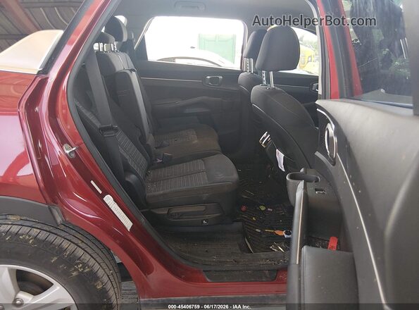 5XYRG4LC9NG109641 2022 KIA SORENTO Red VIN sticker view