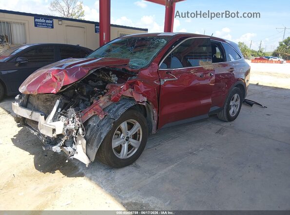 5XYRG4LC9NG109641 2022 KIA SORENTO Red Front left