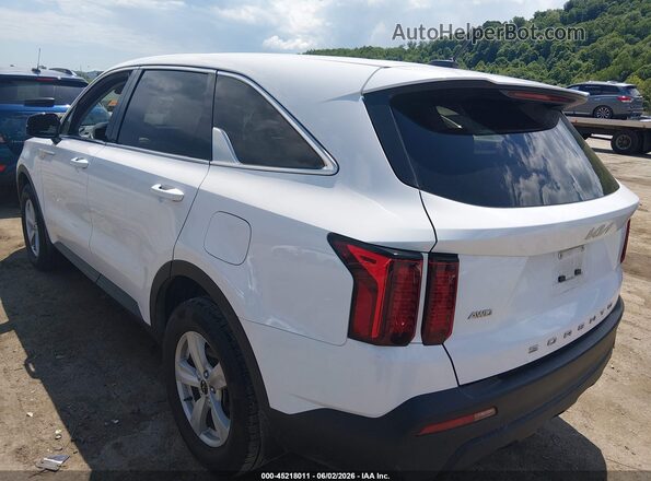5XYRGDLC2NG121243 2022 KIA SORENTO White უკანა მარცხენა