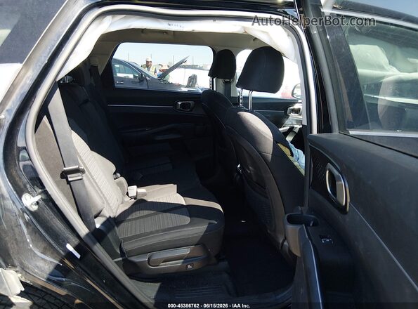 5XYRGDLC5PG199910 2023 KIA SORENTO Black Vista de la etiqueta del VIN