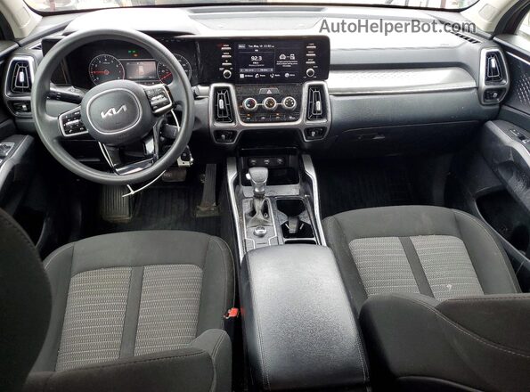 5XYRGDLC7NG085839 2022 KIA SORENTO Burgundy Առջևի վահանակի տեսք