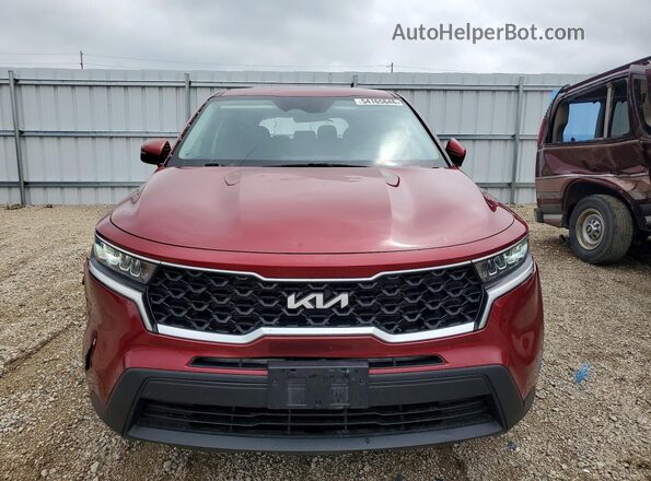 5XYRGDLC7NG085839 2022 KIA SORENTO Burgundy Դիմացի տեսք