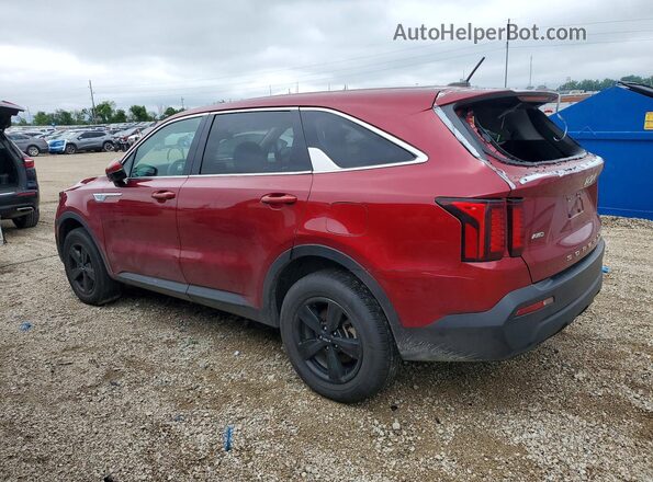 5XYRGDLC7NG085839 2022 KIA SORENTO Burgundy Հետևի ձախ