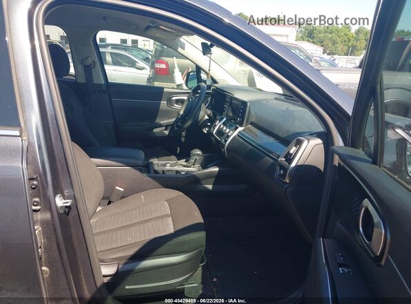 5XYRGDLC8NG092749 2022 KIA SORENTO Gray Вид салону спереду
