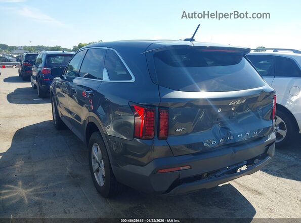 5XYRGDLC8NG092749 2022 KIA SORENTO Gray Задня ліва чверть