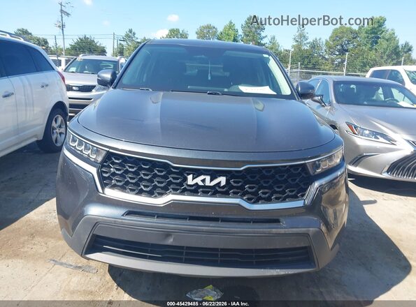 5XYRGDLC8NG092749 2022 KIA SORENTO Gray Вид щитка приладів