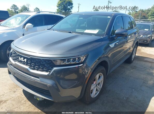 5XYRGDLC8NG092749 2022 KIA SORENTO Gray Передня ліва чверть