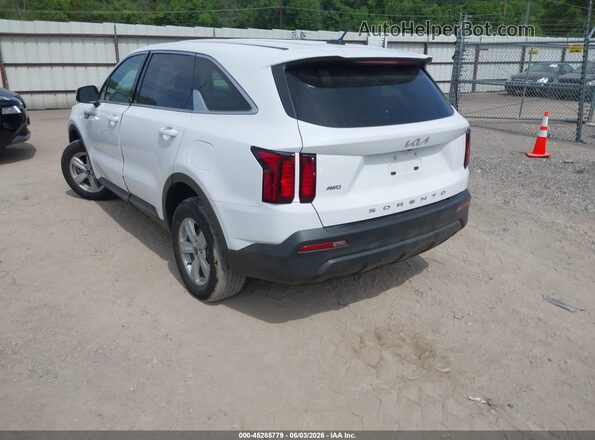 5XYRGDLC8NG106536 2022 KIA SORENTO White Rear left