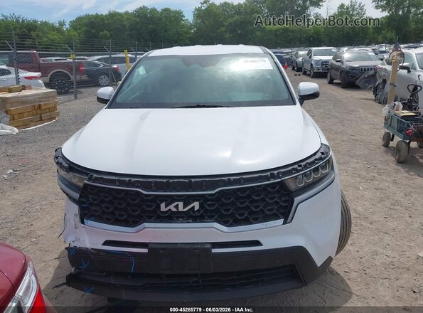 5XYRGDLC8NG106536 2022 KIA SORENTO White Instrument cluster view