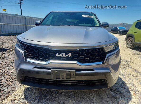 5XYRGDLC9NG110191 2022 KIA SORENTO Blue Front view