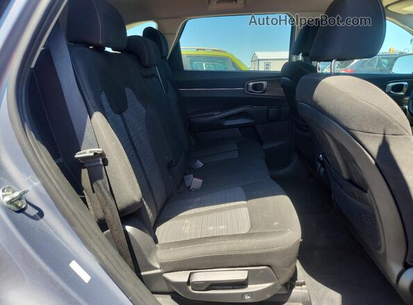 5XYRGDLC9NG110191 2022 KIA SORENTO Blue Rear seats view
