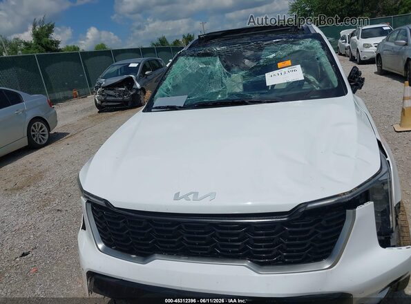 5XYRH4JF0SG341938 2025 KIA SORENTO White Հետևի տեսք