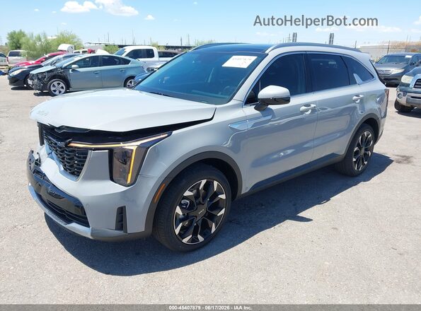 5XYRH4JFXTG468312 2026 KIA SORENTO Gray Vista tres cuartos delantera izquierda