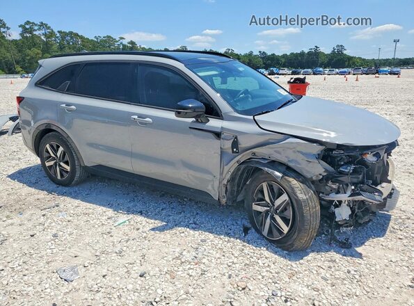 5XYRH4LF1PG166460 2023 KIA SORENTO Серый Передняя правая четверть