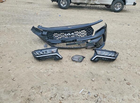 5XYRH4LF3PG220812 2023 KIA SORENTO Black Widok naklejki z numerem VIN