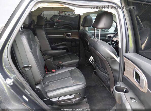 5XYRH4LF4MG037155 2021 KIA SORENTO Gray VIN კოდის სტიკერის ხედი