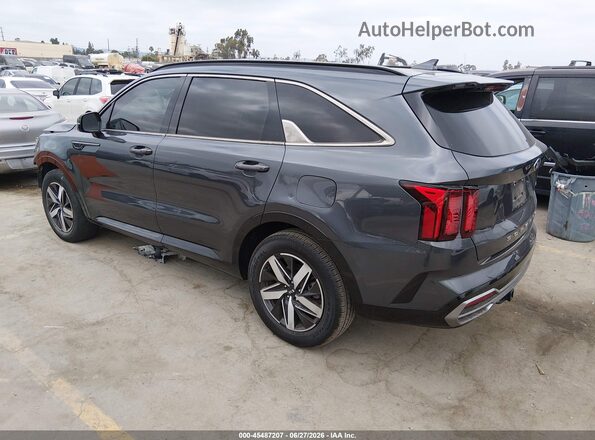 5XYRH4LF4MG037155 2021 KIA SORENTO Gray უკანა მარცხენა