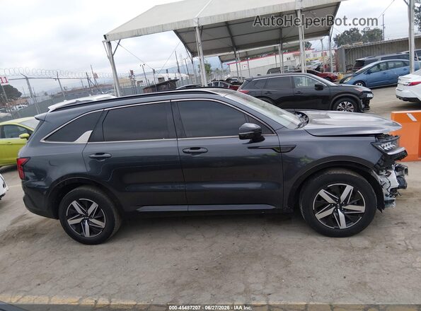 5XYRH4LF4MG037155 2021 KIA SORENTO Gray უკანა სალონის ხედი
