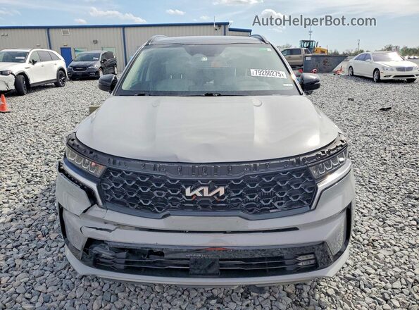 5XYRH4LF6NG101598 2022 KIA SORENTO Gray 