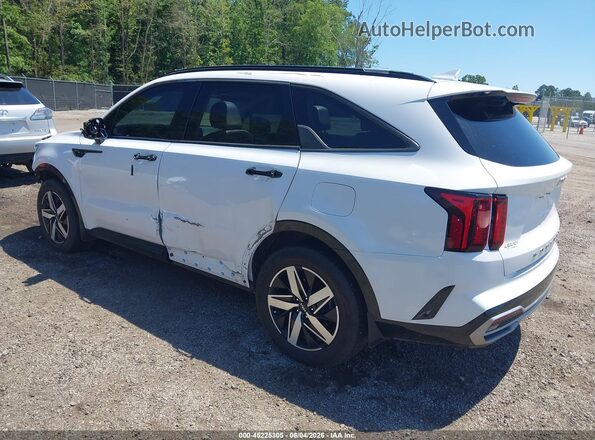 5XYRH4LF8NG095187 2022 KIA SORENTO White უკანა მარცხენა