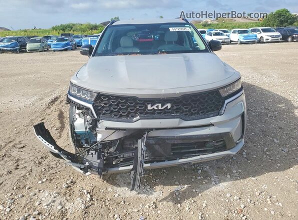 5XYRH4LFXPG249479 2023 KIA SORENTO Gray Դիմացի տեսք