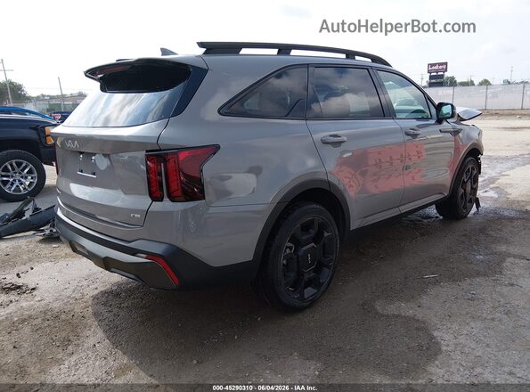 5XYRHDJF5RG297316 2024 KIA SORENTO Gray უკანა მარჯვენა