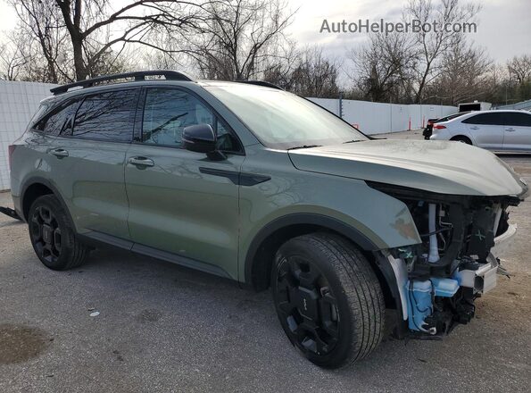 5XYRHDJF8RG279621 2024 KIA SORENTO Green Առջևի աջ