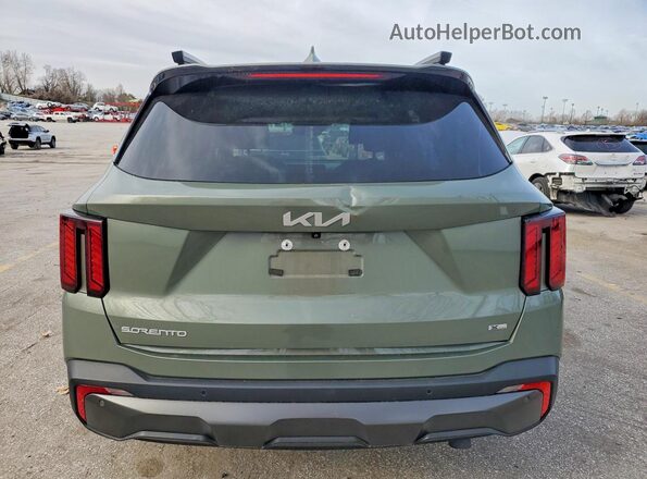 5XYRHDJF8RG279621 2024 KIA SORENTO Green Հետևի տեսք