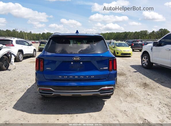 5XYRHDLF0MG025567 2021 KIA SORENTO Blue 